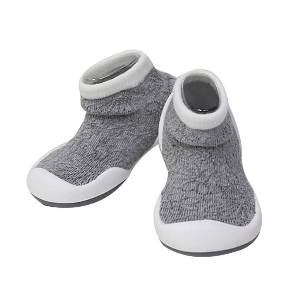 Komuello Mesh Sneakers Baby Rubber Sole Sock Shoes Grey / US 7 (135mm) KO-RSS-MESH-S-US7-GY