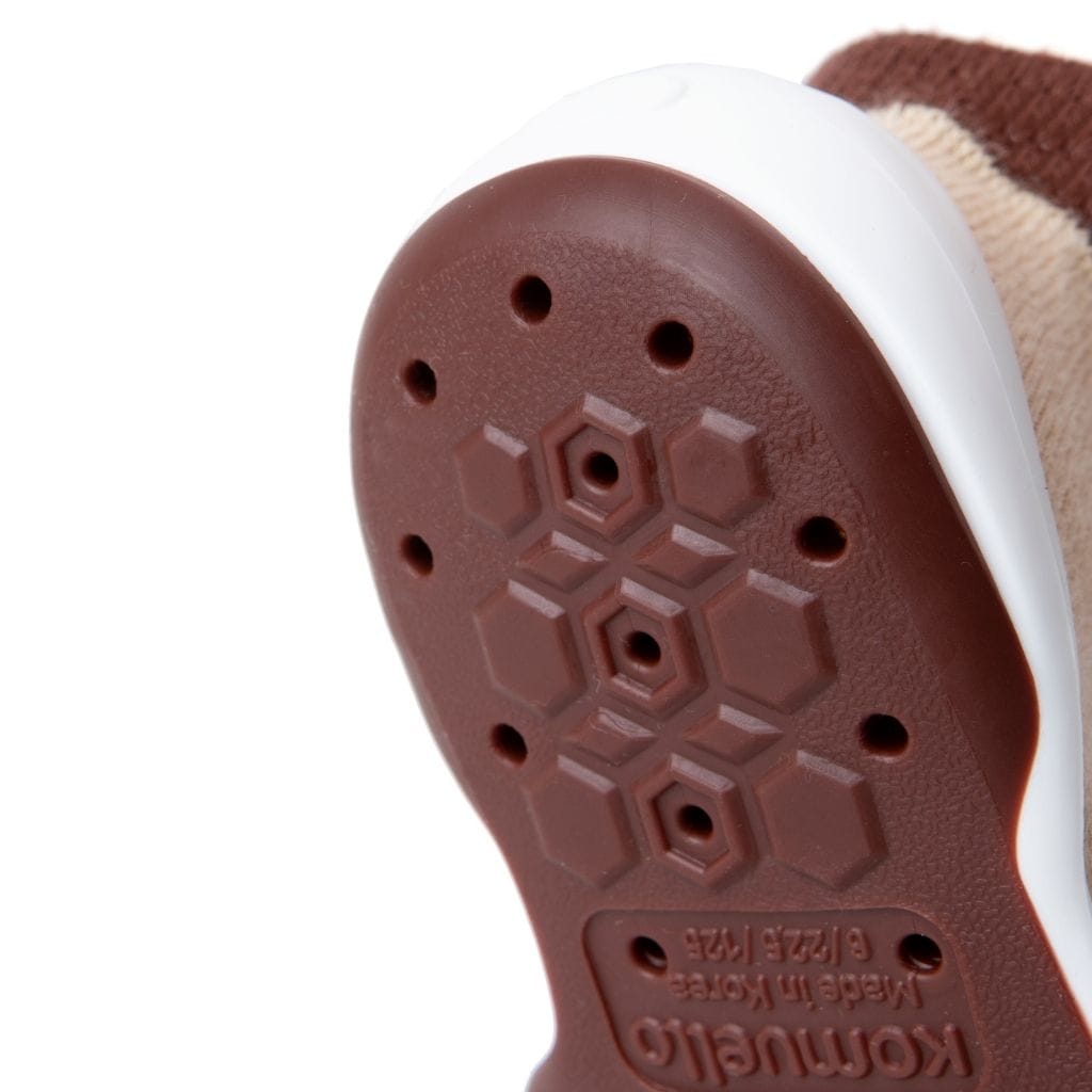 Komuello Moo Baby Rubber Sole Sock Shoes Komuello Moo Baby Rubber Sole Sock Shoes 