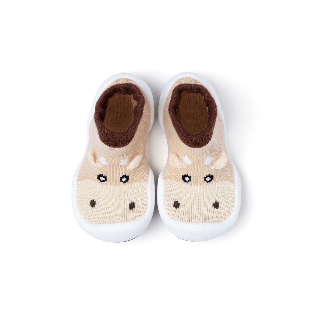 Komuello Moo Baby Rubber Sole Sock Shoes Komuello Moo Baby Rubber Sole Sock Shoes 