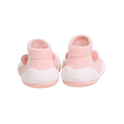 Komuello Pompom Mouse Baby Rubber Sole Sock Shoes Komuello Pompom Mouse Baby Rubber Sole Sock Shoes 