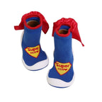 Komuello Super Hero Baby Rubber Sole Sock Shoes Komuello Super Hero Baby Rubber Sole Sock Shoes 