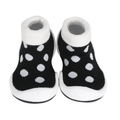 Komuello White Dot Baby Rubber Sole Sock Shoes Komuello White Dot Baby Rubber Sole Sock Shoes 