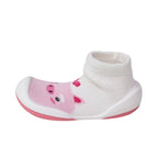 Komuello Heart Pig Baby Rubber Sole Sock Shoes Komuello Heart Pig Baby Rubber Sole Sock Shoes 