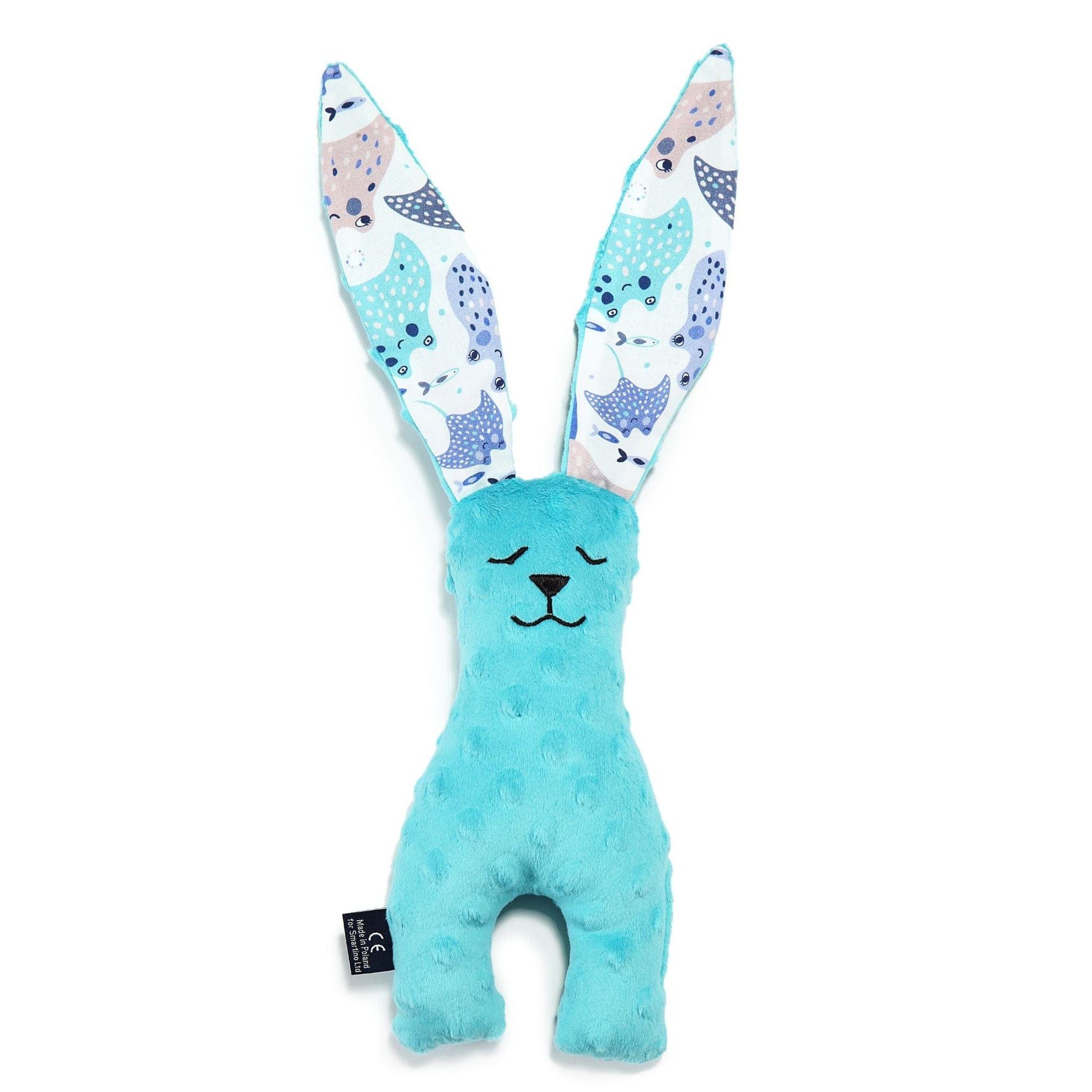 La Millou Long-Eared Small Bunny - Manta Ray | Teal La Millou Long-Eared Small Bunny - Manta Ray | Teal 