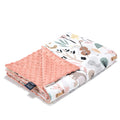La Millou Light Toddler Large Blanket - Morning Melody | Papaya La Millou Light Toddler Large Blanket - Morning Melody | Papaya 