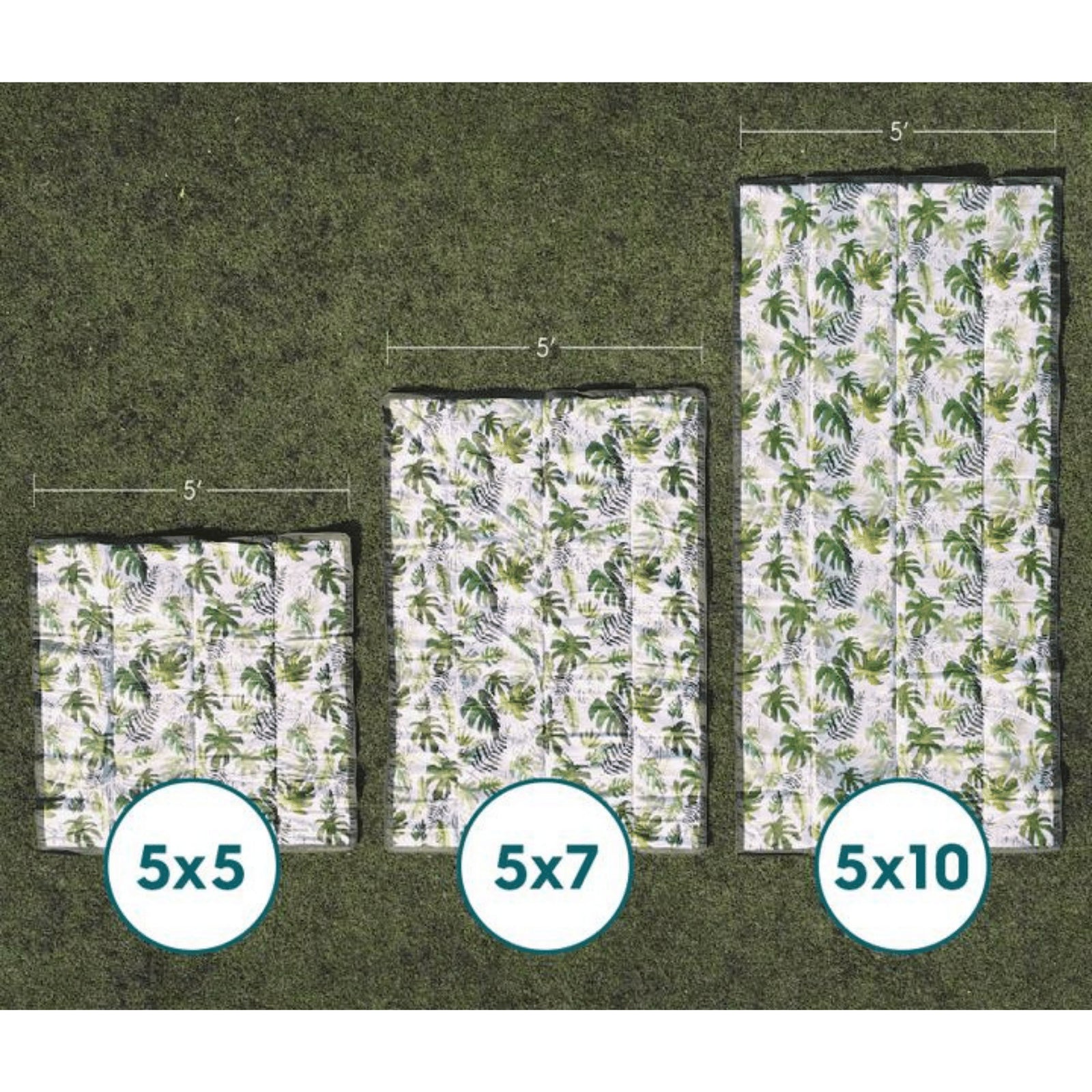 Little Unicorn 5 x 10 Outdoor Blanket - Shoreline Strip Little Unicorn 5 x 10 Outdoor Blanket - Shoreline Strip 