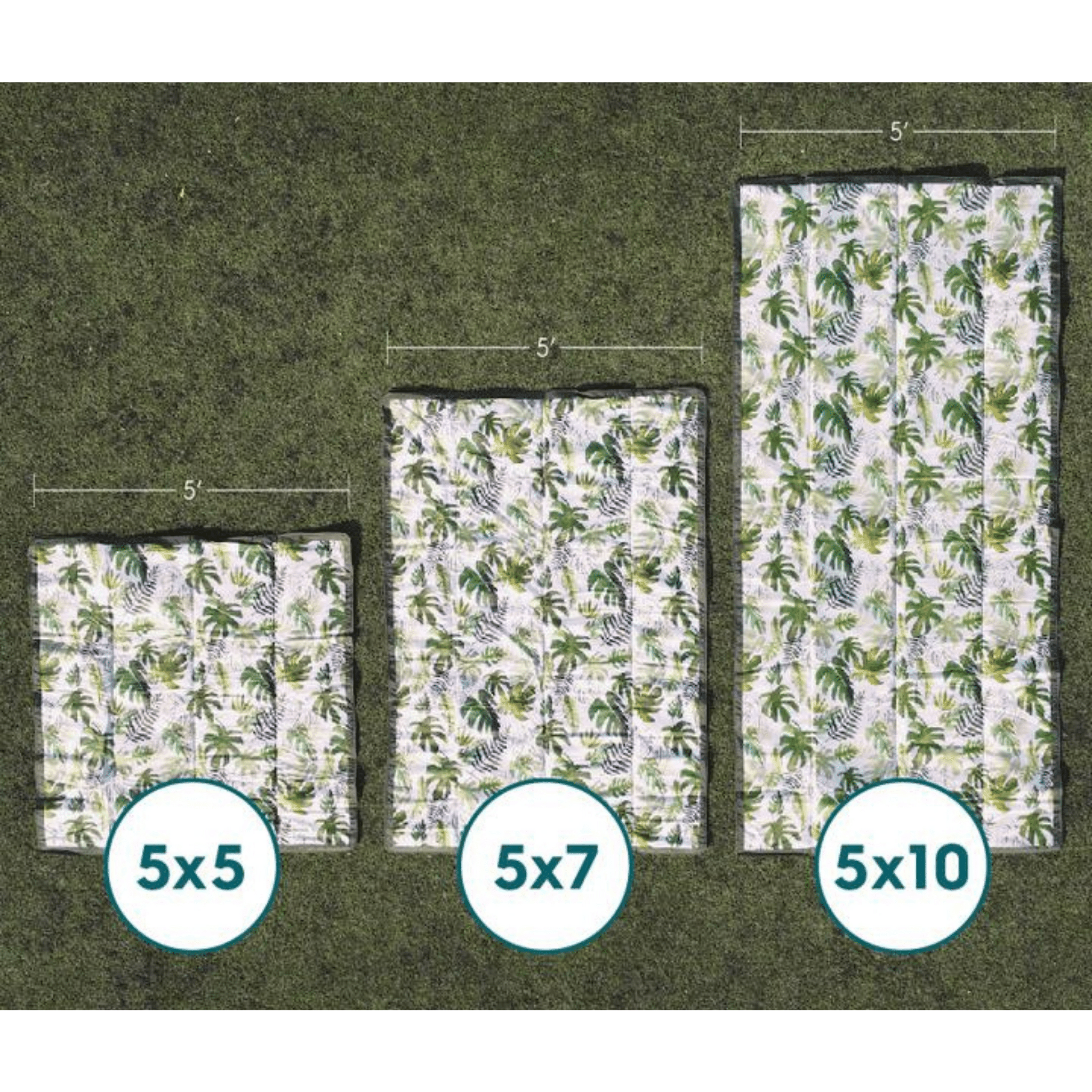 Little Unicorn 5 x 10 Outdoor Blanket - Shoreline Strip Little Unicorn 5 x 10 Outdoor Blanket - Shoreline Strip 
