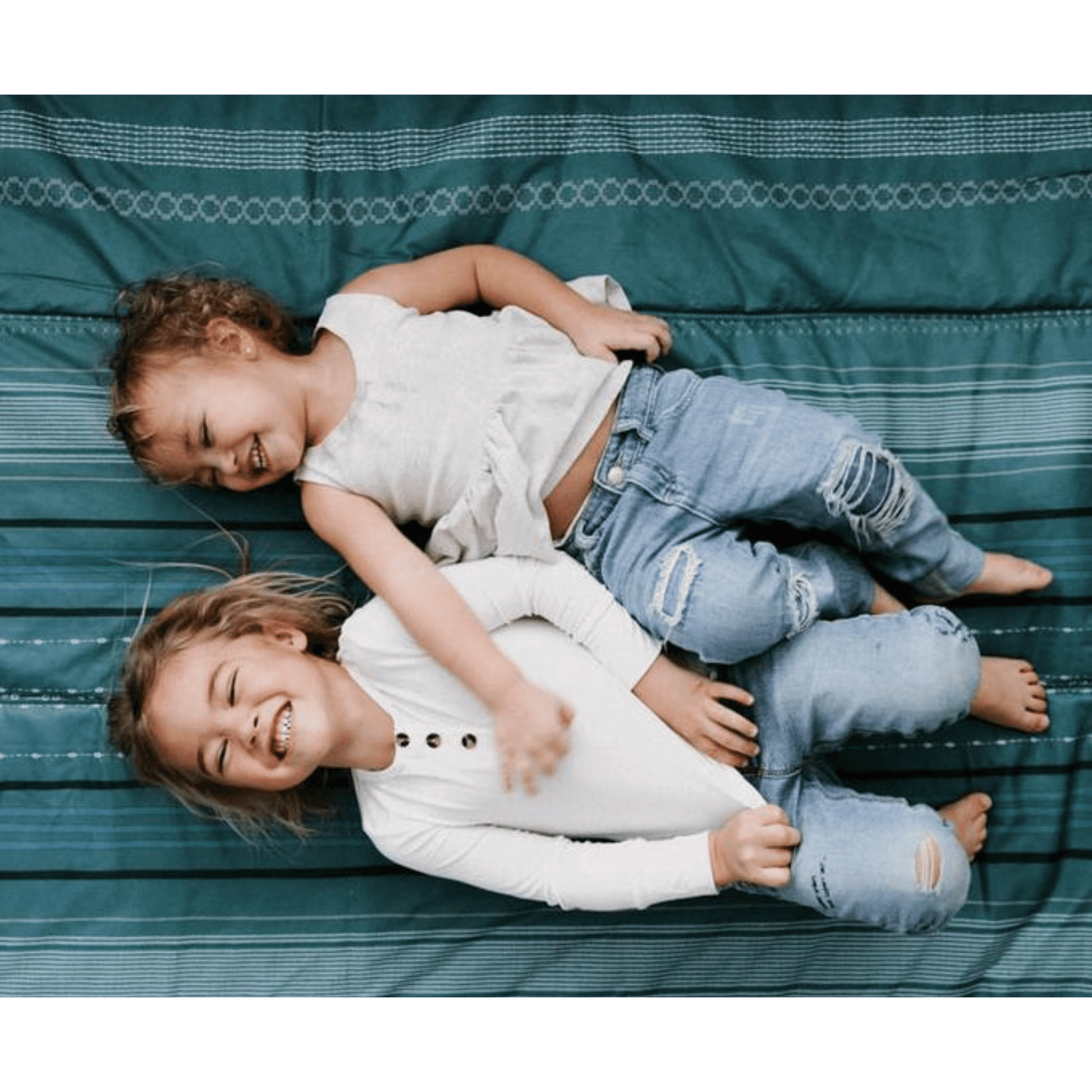 Little Unicorn 5 x 10 Outdoor Blanket - Shoreline Strip Little Unicorn 5 x 10 Outdoor Blanket - Shoreline Strip 
