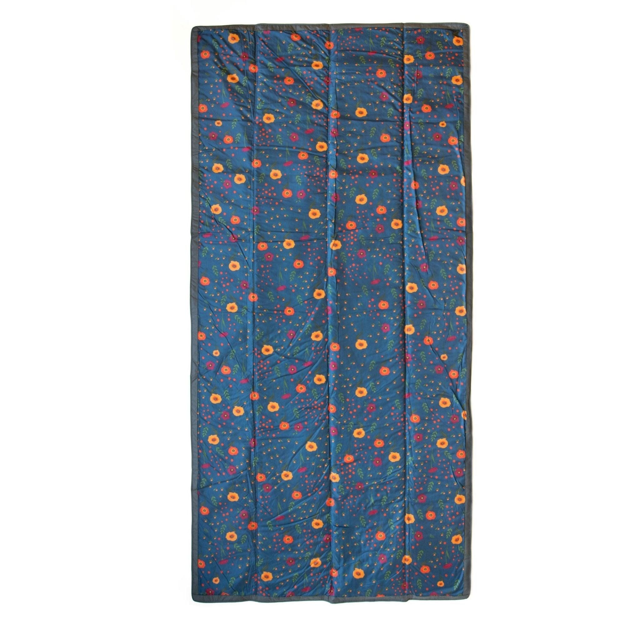 Little Unicorn 5 x 10 Outdoor Blanket - Midnight Poppy Little Unicorn 5 x 10 Outdoor Blanket - Midnight Poppy 