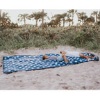 Little Unicorn 5 x 10 Outdoor Blanket - Navy Plaid Little Unicorn 5 x 10 Outdoor Blanket - Navy Plaid 