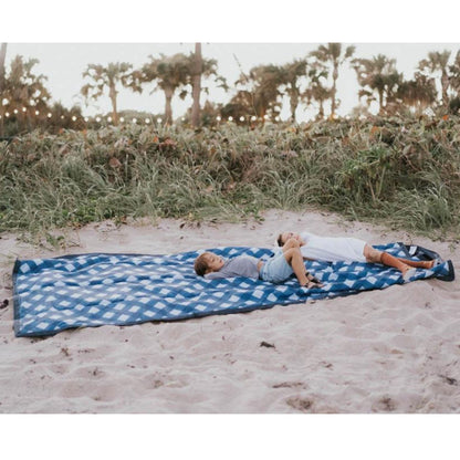 Little Unicorn 5 x 10 Outdoor Blanket - Navy Plaid Little Unicorn 5 x 10 Outdoor Blanket - Navy Plaid 