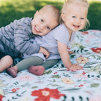 Little Unicorn 5 x 10 Outdoor Blanket - Primrose Patch Little Unicorn 5 x 10 Outdoor Blanket - Primrose Patch 