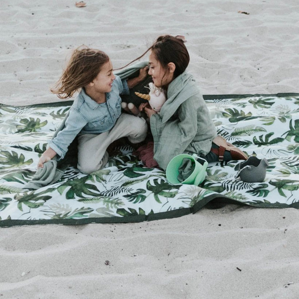 Little Unicorn 5 x 10 Outdoor Blanket - Tropical Leaf Little Unicorn 5 x 10 Outdoor Blanket - Tropical Leaf 
