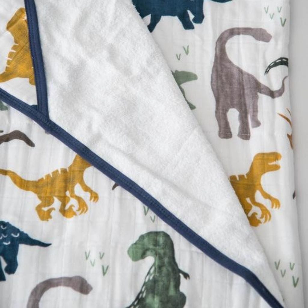 Little Unicorn Big Kid Hooded Towel - Dino Friends Little Unicorn Big Kid Hooded Towel - Dino Friends 