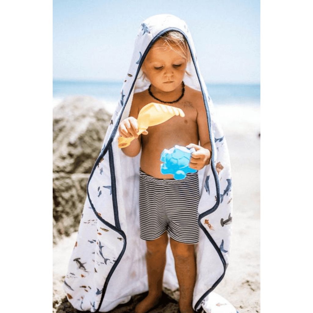 Little Unicorn Big Kid Hooded Towel - Shark Little Unicorn Big Kid Hooded Towel - Shark 