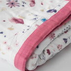 Little Unicorn Deluxe Muslin Quilt - Fairy Garden Little Unicorn Deluxe Muslin Quilt - Fairy Garden 
