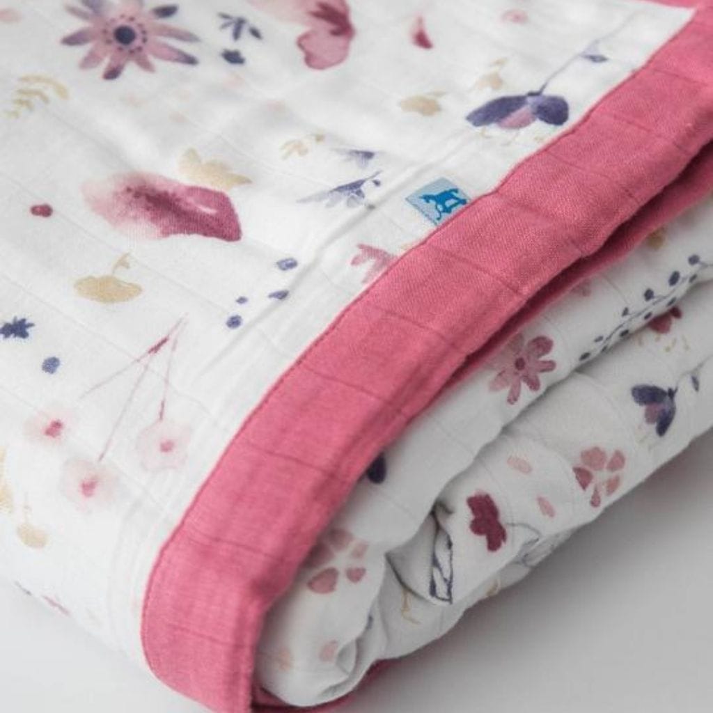 Little Unicorn Deluxe Muslin Quilt - Fairy Garden Little Unicorn Deluxe Muslin Quilt - Fairy Garden 