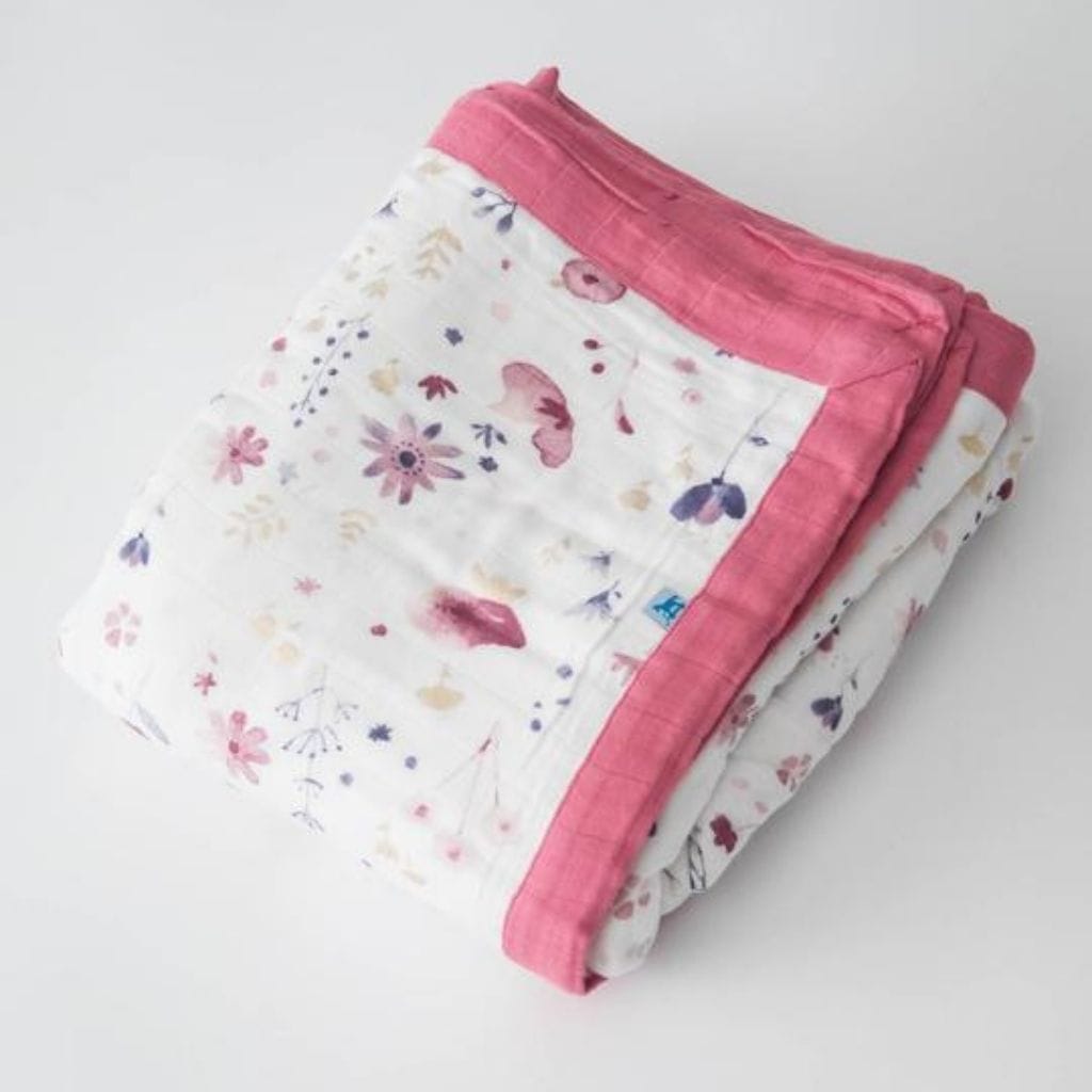 Little Unicorn Deluxe Muslin Quilt - Fairy Garden Little Unicorn Deluxe Muslin Quilt - Fairy Garden 