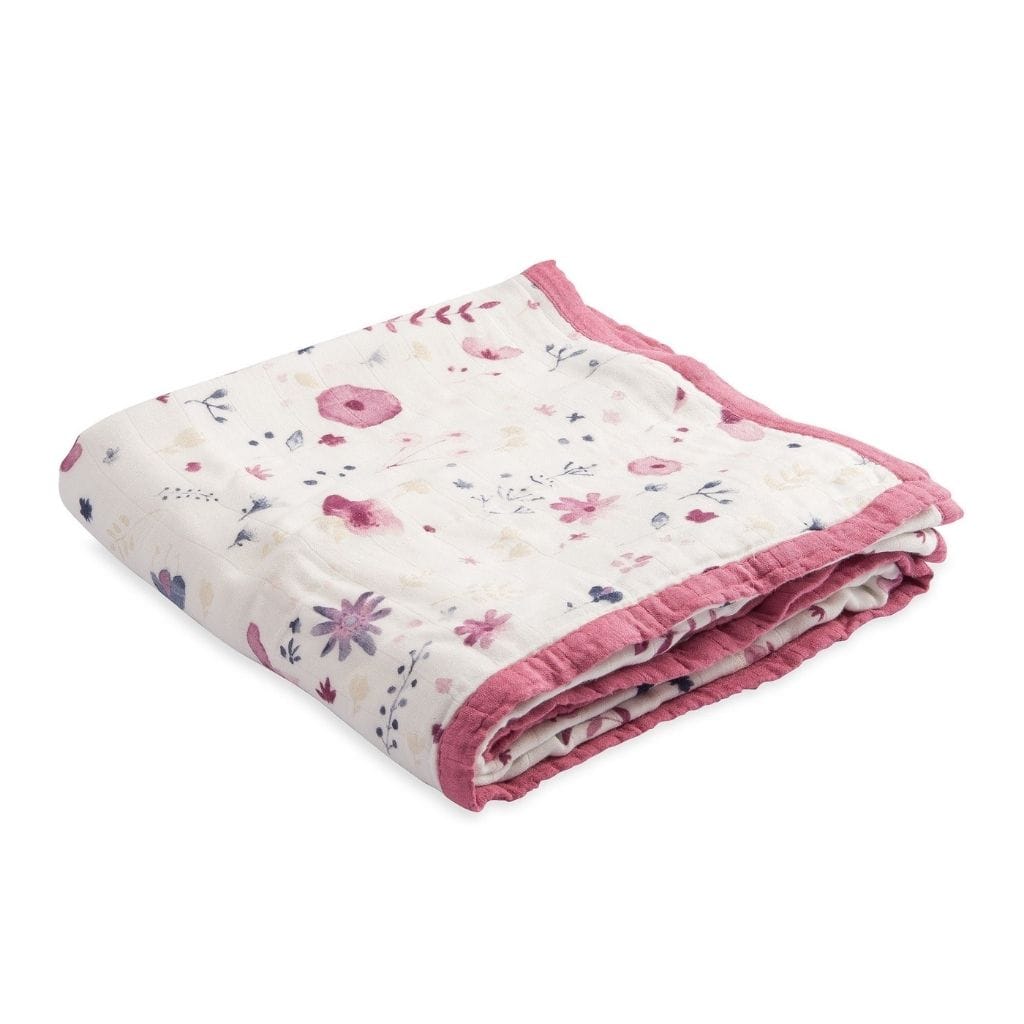 Little Unicorn Deluxe Muslin Quilt - Fairy Garden Little Unicorn Deluxe Muslin Quilt - Fairy Garden 