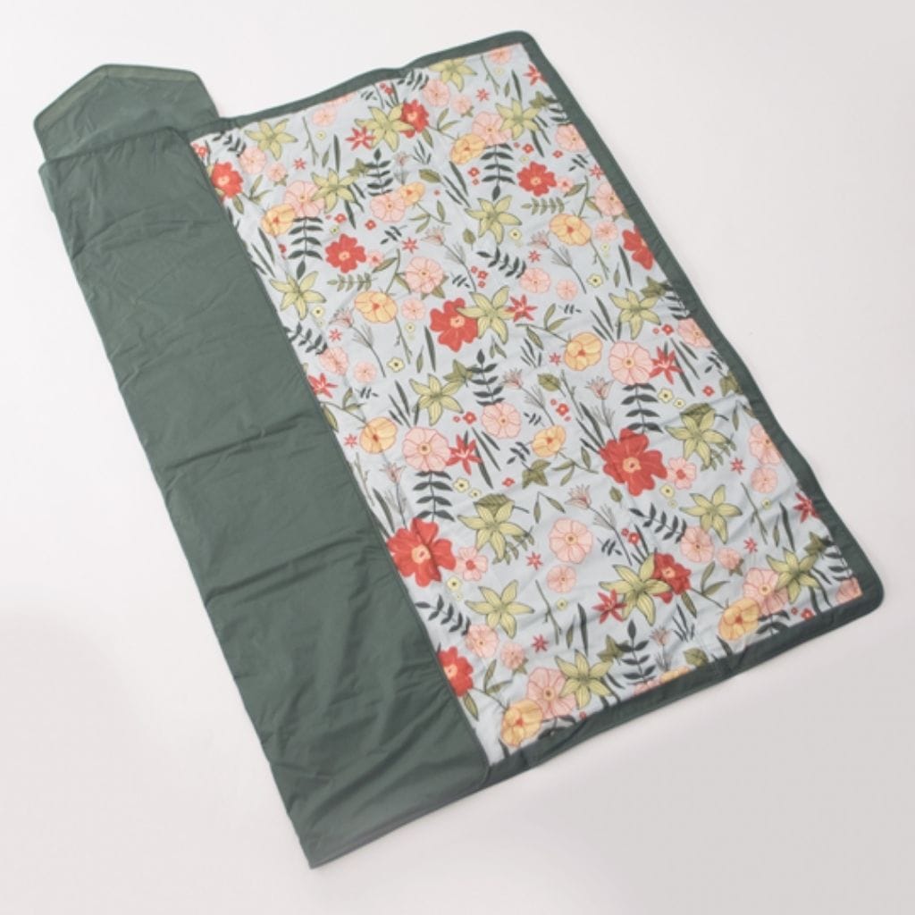 Little Unicorn 5 x 5 Outdoor Blanket - Primrose Patch Little Unicorn 5 x 5 Outdoor Blanket - Primrose Patch 