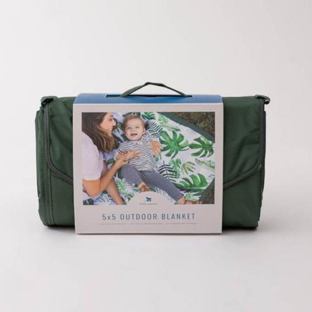 Little Unicorn 5 x 5 Outdoor Blanket - Tropical Leaf Little Unicorn 5 x 5 Outdoor Blanket - Tropical Leaf 