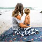 Little Unicorn 5 x 7 Outdoor Blanket - Midnight Poppy Little Unicorn 5 x 7 Outdoor Blanket - Midnight Poppy 
