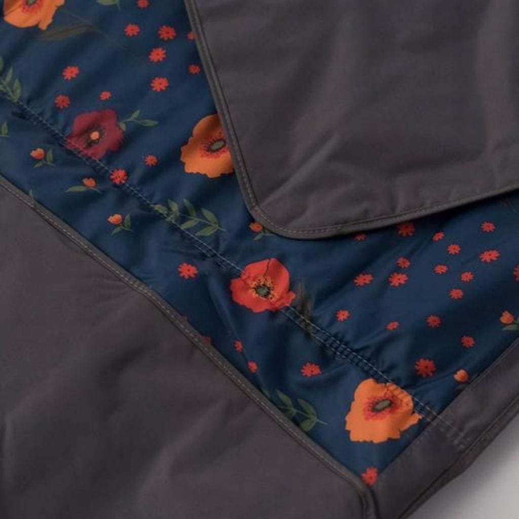 Little Unicorn 5 x 7 Outdoor Blanket - Midnight Poppy Little Unicorn 5 x 7 Outdoor Blanket - Midnight Poppy 