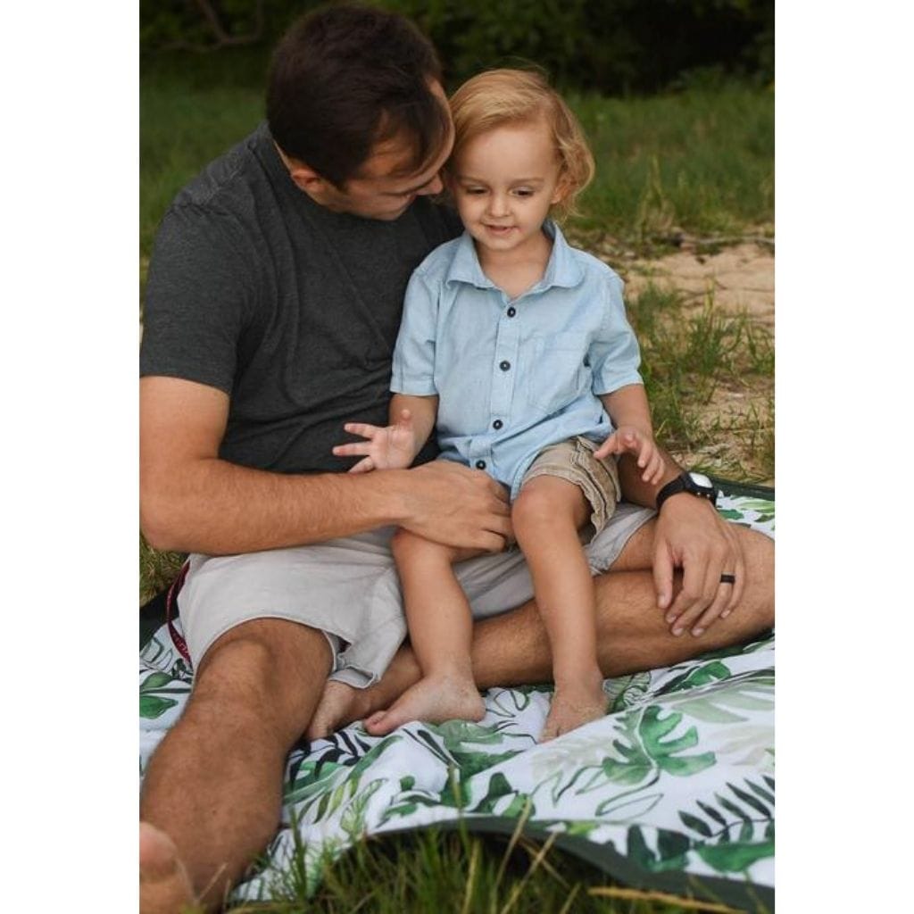Little Unicorn 5 x 7 Outdoor Blanket - Tropical Leaf Little Unicorn 5 x 7 Outdoor Blanket - Tropical Leaf 