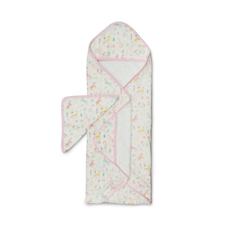 Loulou Lollipop Muslin Hooded Baby Towel Set - Unicorn Dream Loulou Lollipop Muslin Hooded Baby Towel Set - Unicorn Dream 