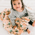 Loulou Lollipop Muslin Quilt Blanket - Blushing Protea Loulou Lollipop Muslin Quilt Blanket - Blushing Protea 