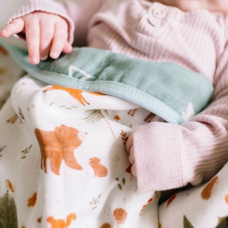 Loulou Lollipop Muslin Quilt Blanket - Forest Friends Loulou Lollipop Muslin Quilt Blanket - Forest Friends 