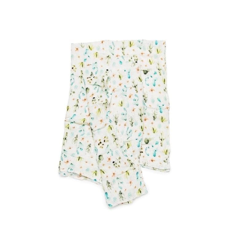 Muslin Swaddle - Cactus Floral Muslin Swaddle - Cactus Floral 