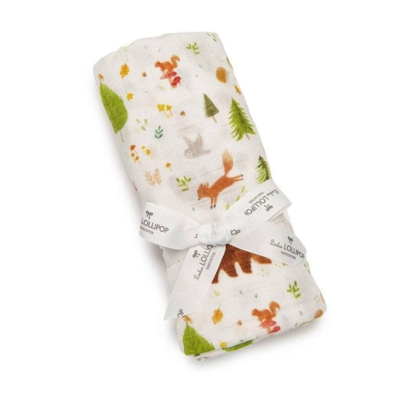 Muslin Swaddle - Forest Friends Muslin Swaddle - Forest Friends 