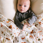 Muslin Swaddle - Forest Friends Muslin Swaddle - Forest Friends 