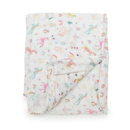 Muslin Swaddle - Unicorn Dream Muslin Swaddle - Unicorn Dream 
