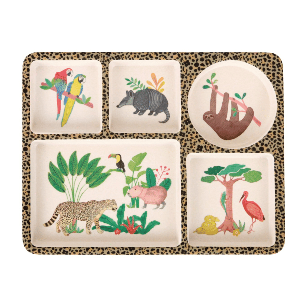 Love Mae Divided Plate Set | Amazon Jungle Love Mae Divided Plate Set | Amazon Jungle 