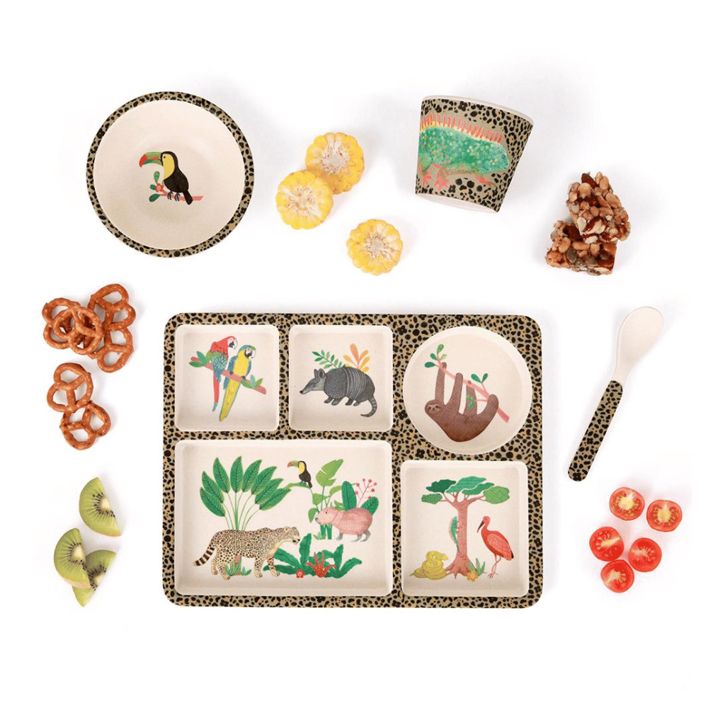 Love Mae Divided Plate Set | Amazon Jungle Love Mae Divided Plate Set | Amazon Jungle 