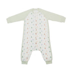 Lulujo Long Sleeve Bamboo Sleep Suit 1.0 TOG Green Moon Mist Camping / L (2.5T-4T/H. 100 cm) LJ942-L