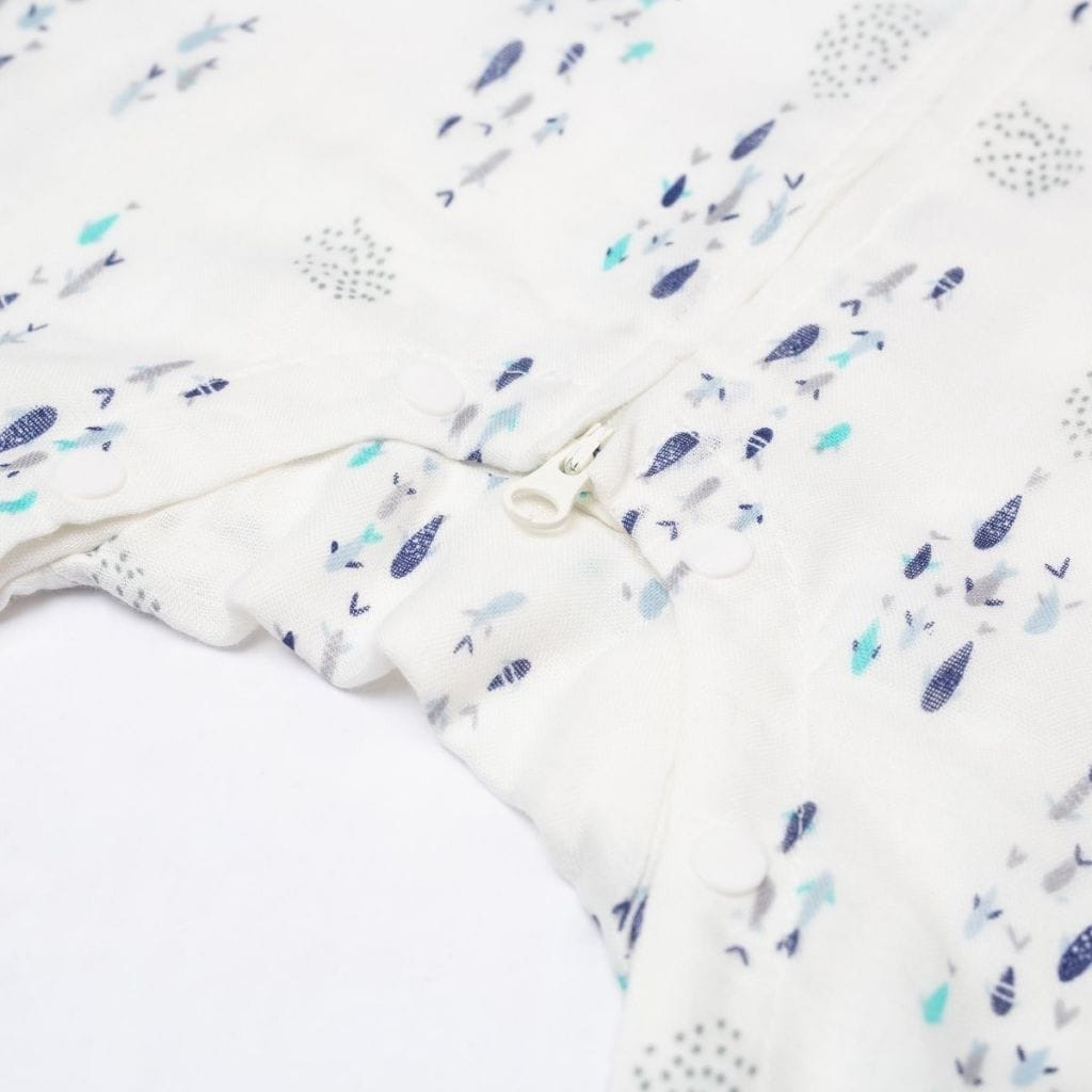 Lulujo Long Sleeve Bamboo Sleep Suit 1.0 TOG Lulujo Long Sleeve Bamboo Sleep Suit 1.0 TOG 