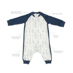 Lulujo Long Sleeve Bamboo Sleep Suit 1.0 TOG Lulujo Long Sleeve Bamboo Sleep Suit 1.0 TOG 