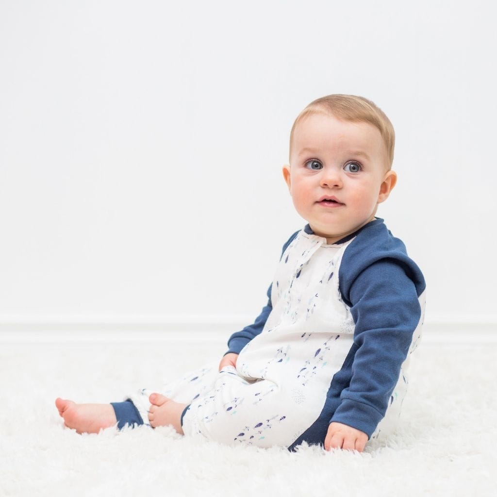 Lulujo Long Sleeve Bamboo Sleep Suit 1.0 TOG Lulujo Long Sleeve Bamboo Sleep Suit 1.0 TOG 