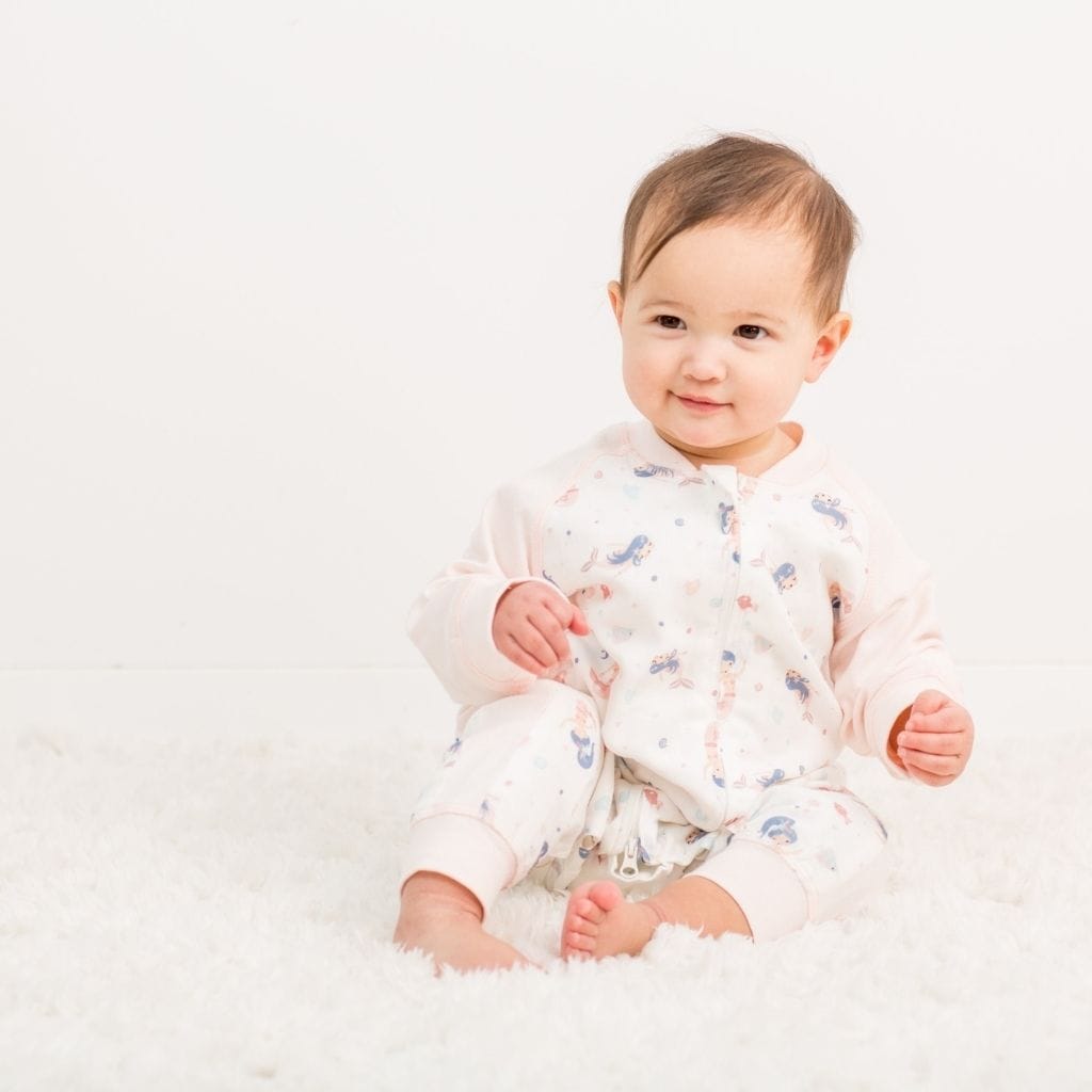 Lulujo Long Sleeve Bamboo Sleep Suit 1.0 TOG Lulujo Long Sleeve Bamboo Sleep Suit 1.0 TOG 