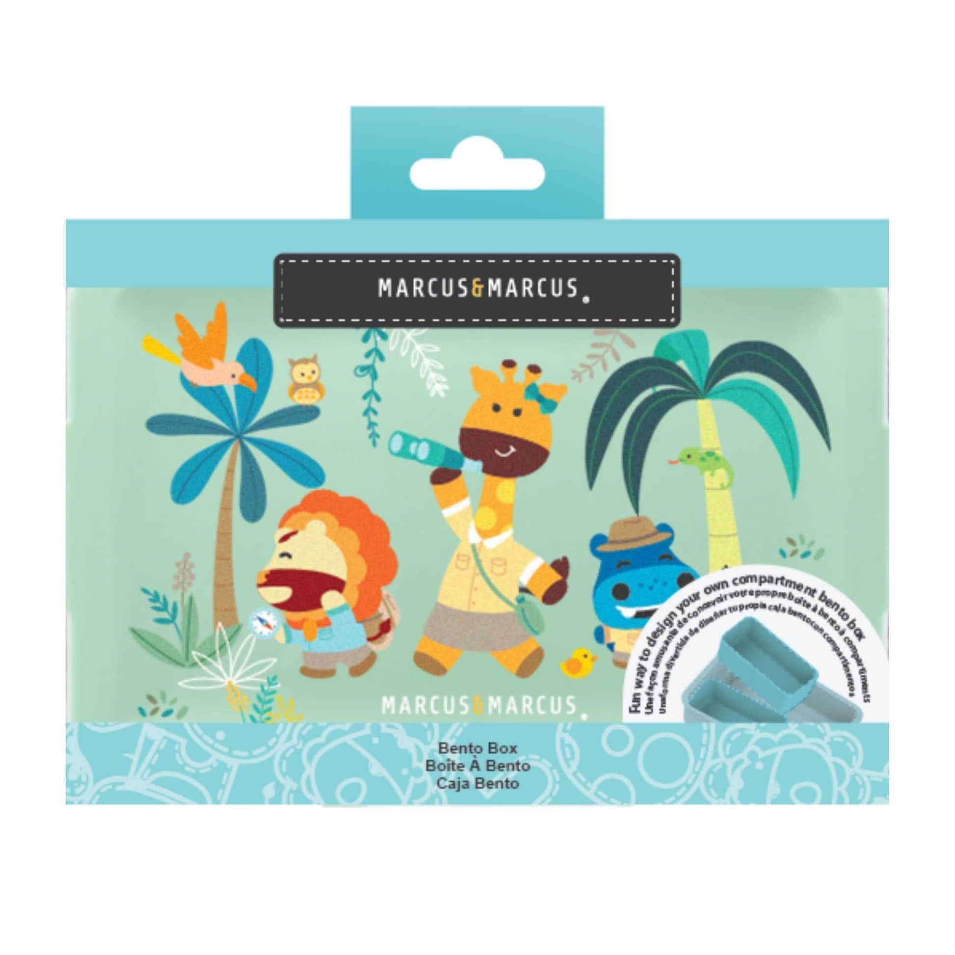 Marcus & Marcus Kids Bento Lunch Box 700ml Marcus & Marcus Kids Bento Lunch Box 700ml 