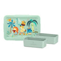 Marcus & Marcus Kids Bento Lunch Box 700ml Green Jungle MNMKD45-GN