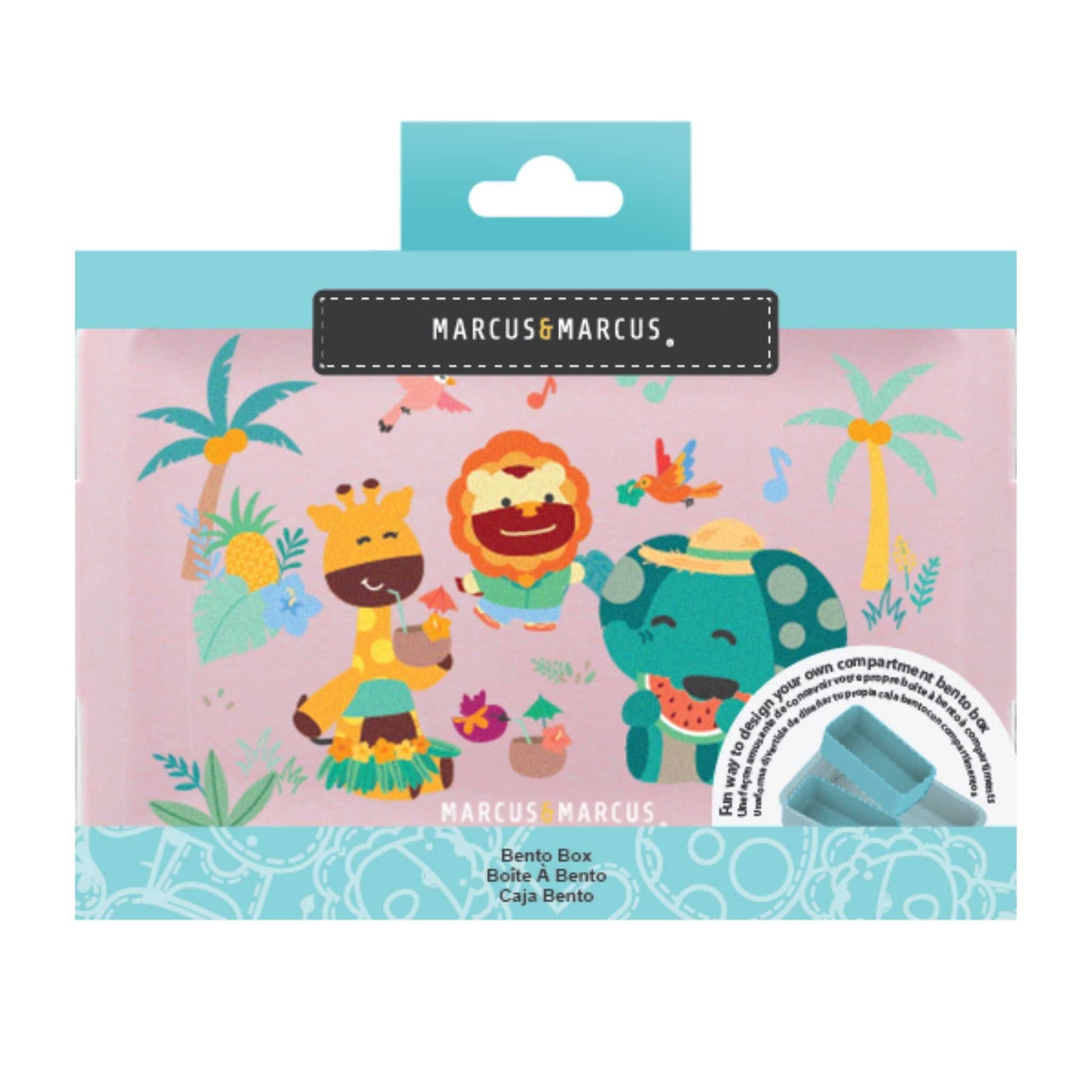 Marcus & Marcus Kids Bento Lunch Box 700ml Marcus & Marcus Kids Bento Lunch Box 700ml 