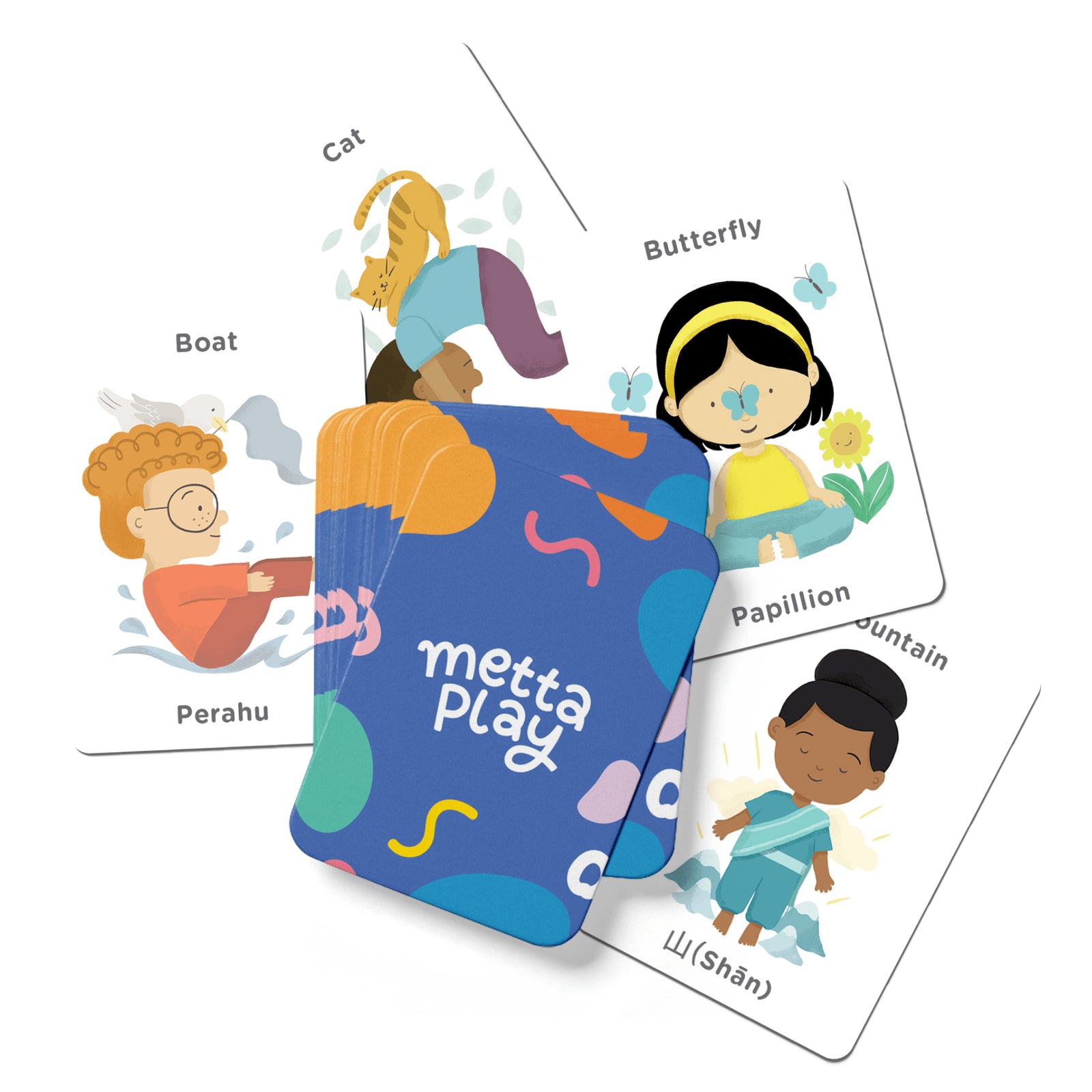 Metta Play Bilingual Kids Yoga Flash Cards Metta Play Bilingual Kids Yoga Flash Cards 
