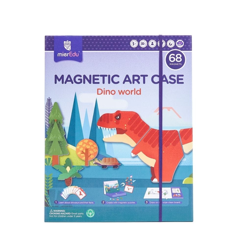 mierEdu Dino World Magnetic Art Case mierEdu Dino World Magnetic Art Case 