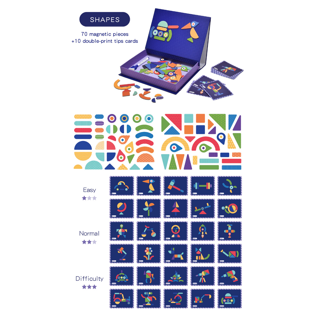 mierEdu Shapes Magnetic Art Case mierEdu Shapes Magnetic Art Case 