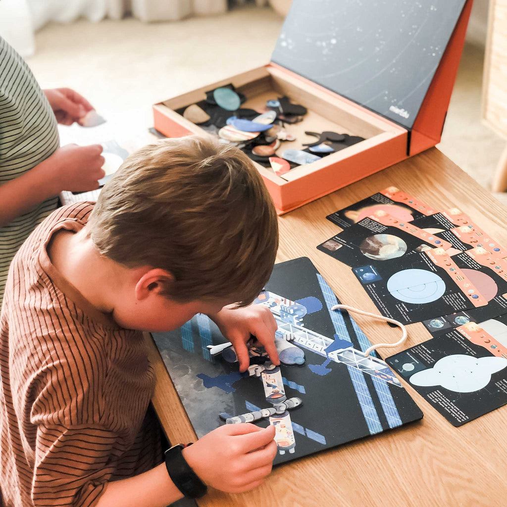 mierEdu All About Space Magnetic Puzzle mierEdu All About Space Magnetic Puzzle 