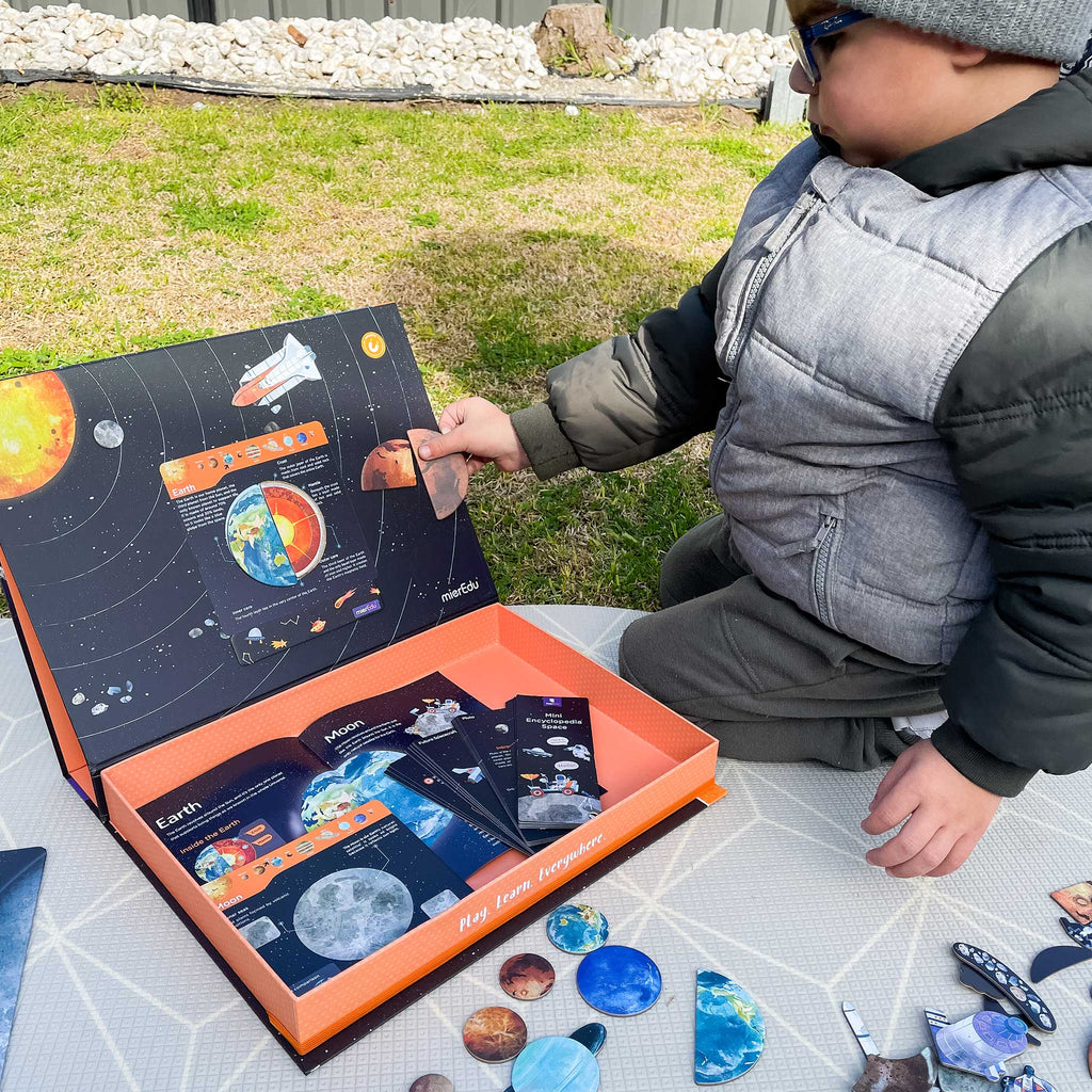 mierEdu All About Space Magnetic Puzzle mierEdu All About Space Magnetic Puzzle 